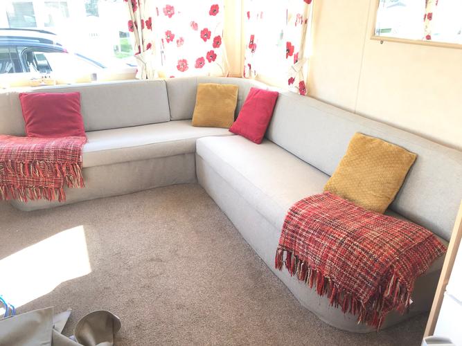 Caravan tailored seat covers for tourers and Statics A little look at our latest static caravan covers makeover and  transformation. A day out at Primrose valley and a very happy customer.